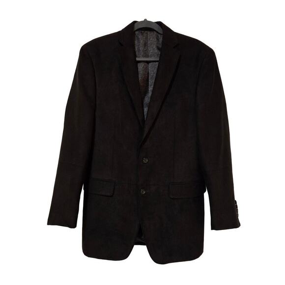 Ralph Lauren Mens Vintage Brown Suede Blazer Size 40L Rodeo Western Academia - Picture 1 of 10